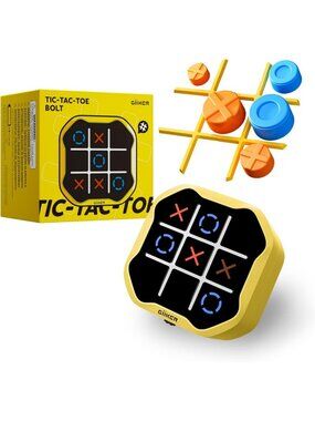 4-in-1 Electronic Tic Tac Toe Game for Kids Ages 6+, Fun Family Activity